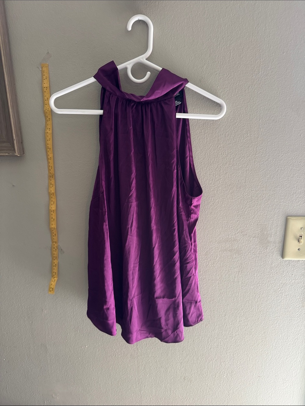 City Chic Purple Sleeveless Halter Camisole